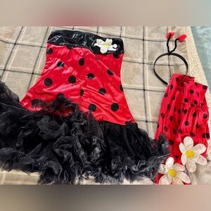 Ladybug Costume for Kids - Red and Black